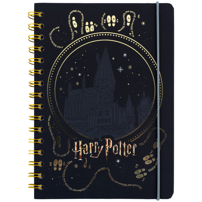 Блокнот на спіралі Kite Harry Potter HP26-190, A5, 80 аркушів, клітинка