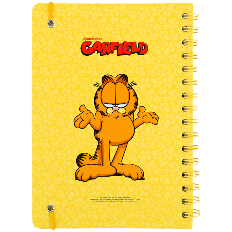 Блокнот на спіралі Kite Garfield GF26-190, A5, 80 аркушів, клітинка