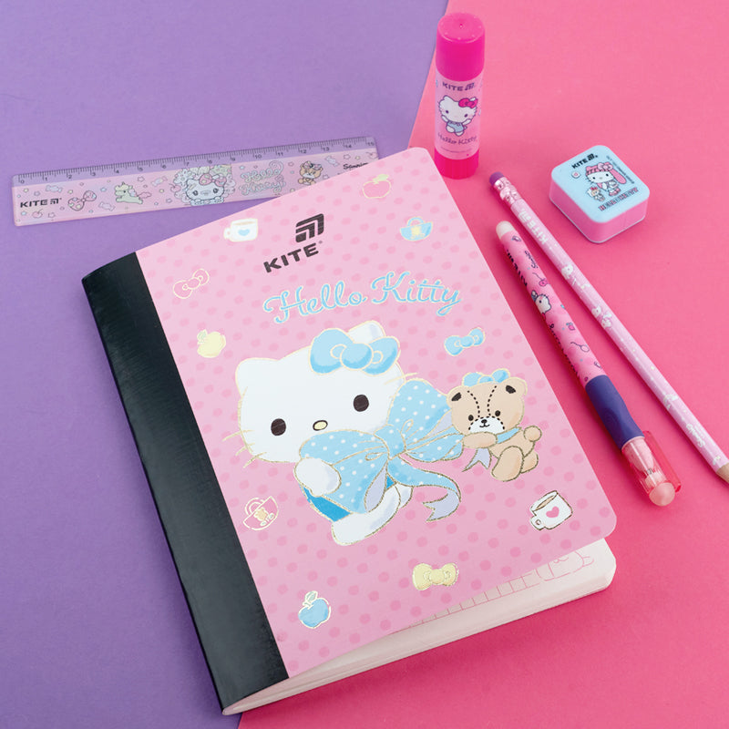 Notebook and page clip Kite Hello Kitty HK26-192-1, А5, 60 sheets, grid