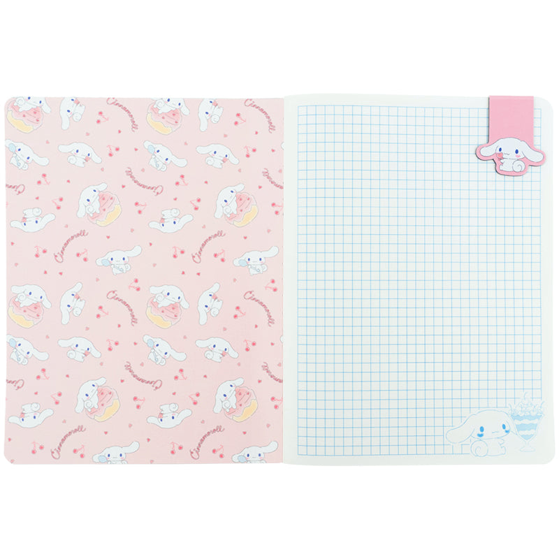 Notebook and page clip Kite Cinnamoroll CR26-192, А5, 60 sheets, grid