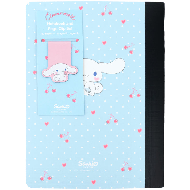 Notebook and page clip Kite Cinnamoroll CR26-192, А5, 60 sheets, grid