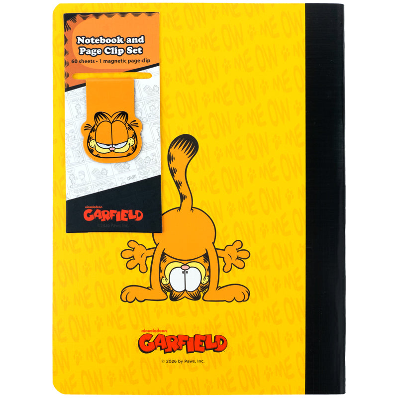 Блокнот з магнітною закладкою Kite Garfield GF26-192, А5, 60 аркушів, клітинка