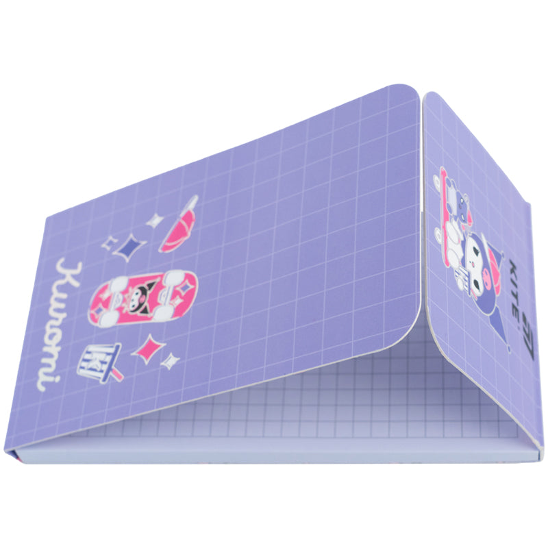 Notebook with a magnet  Kite Kuromi HK26-092-1, 60 sheets, grid