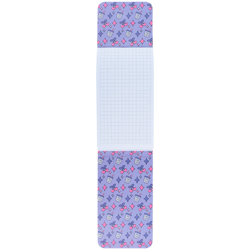 Notebook with a magnet  Kite Kuromi HK26-092-1, 60 sheets, grid