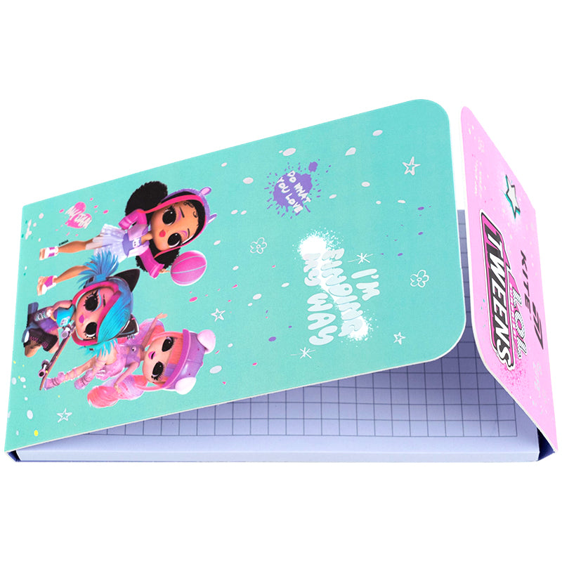 Notebook with a magnet  Kite LOL LO26-092, 60 sheets, grid