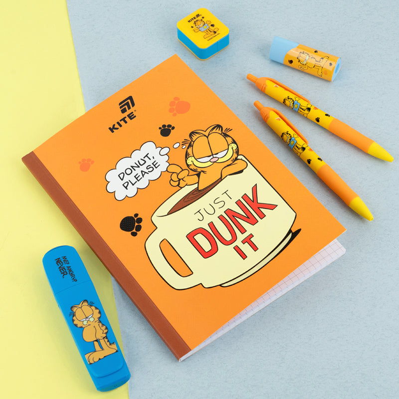Notebook Kite Garfield GF26-091, А5, 40 sheets, grid