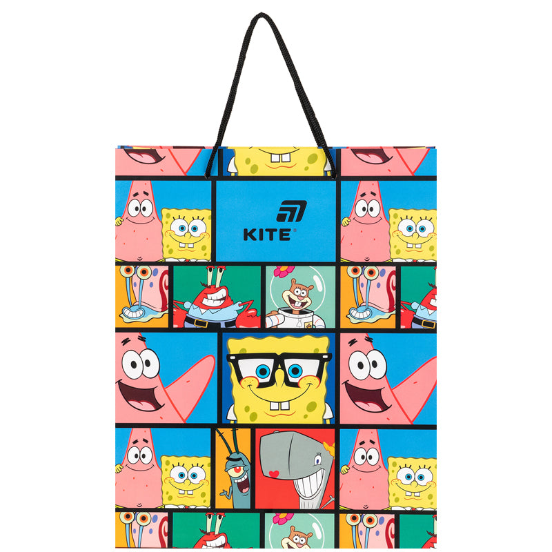 Gift paper bag Kite Sponge Bob SB26-266, 26х32 cm