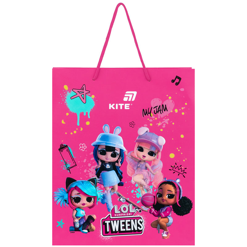 Gift paper bag Kite LOL LO26-266, 26х32 cm