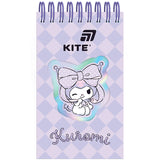 Блокнот на спіралі Kite Kuromi HK26-279-2, 80 аркушів, лінія