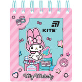 Spiral notebook Kite My Melody HK26-276-2, А6, 80 sheets, grid