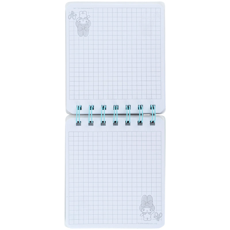 Spiral notebook Kite My Melody HK26-276-2, А6, 80 sheets, grid