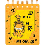 Spiral notebook Kite Garfield GF26-276, A6, 80 sheets, grid