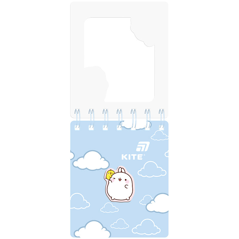 Spiral notebook Kite Molang ML26-276, А6, 80 sheets, grid