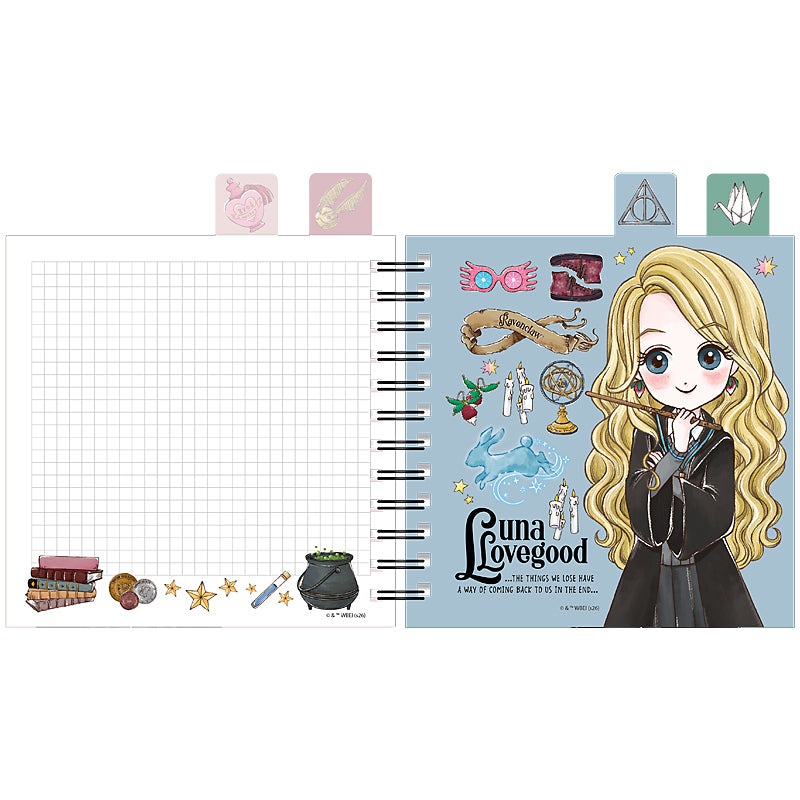 Блокнот з розділювачами на спіралі Harry Potter HP26-278, 80 аркушів, клітинка, пластикова обкладинка