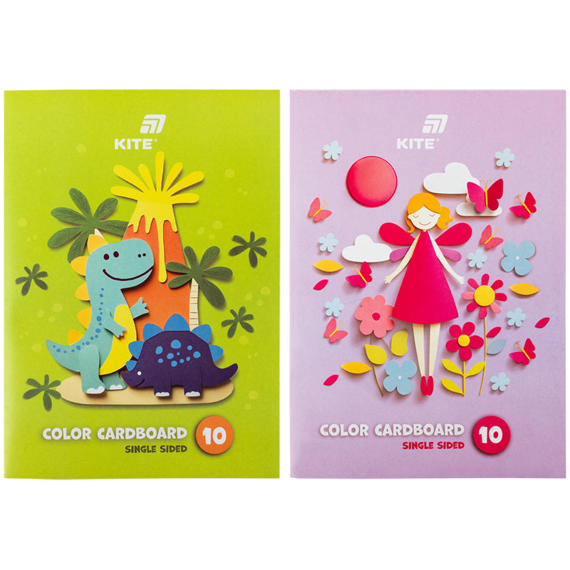 Colored cardboard single-sided Kite K26-1255, А4