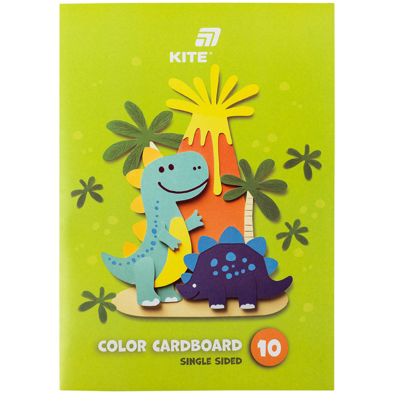 Colored cardboard single-sided Kite K26-1255, А4