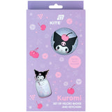 Набір бейдж на липучці та підвіска Kite Kuromi HK26-3010, 2 шт.