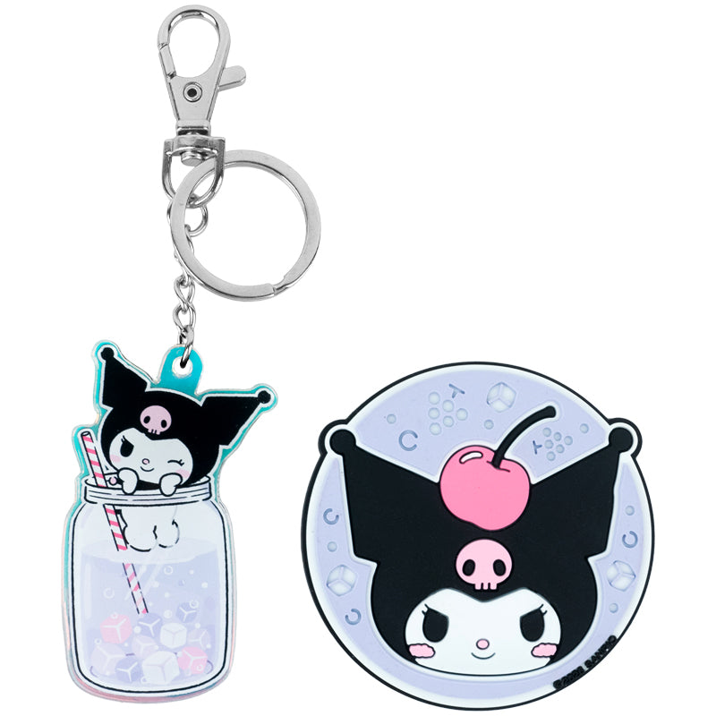 Набір бейдж на липучці та підвіска Kite Kuromi HK26-3010, 2 шт.