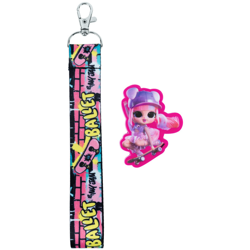 Set of velcro badge and keychain Kite LOL LO26-3010, 2 pcs.