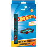 Набір бейдж на липучці та підвіска Kite Hot Wheels HW26-3010, 2 шт.