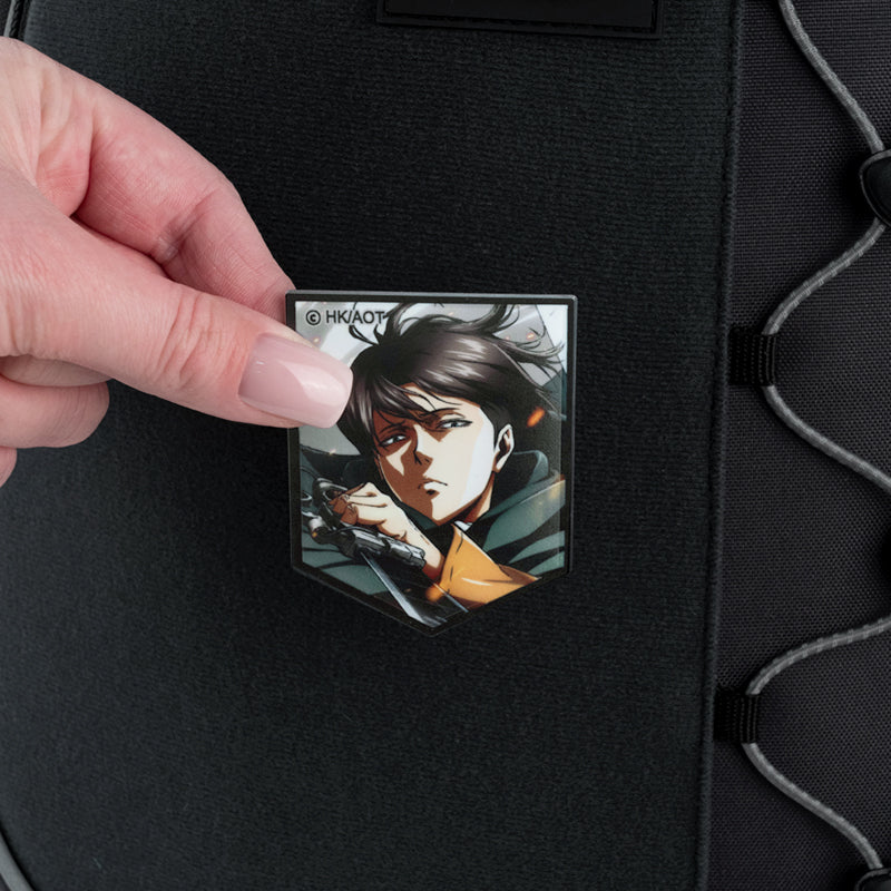 Set of velcro badge and keychain Kite Attack on Titan AT26-3010, 2 pcs.