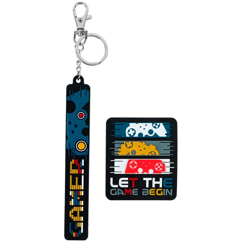Set of velcro badge and keychain Kite K26-3010-2, 2 pcs.