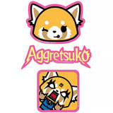 Set of velcro badges Kite Aggretsuko AR26-3012, 3 pcs.