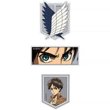 Set of velcro badges Kite Attack on Titan AT26-3012, 3 pcs.
