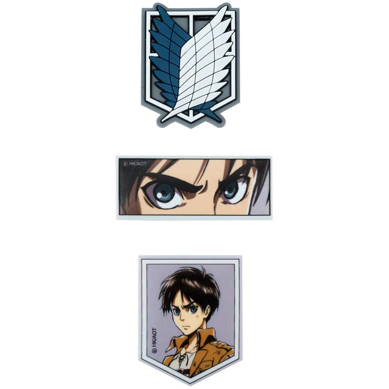Set of velcro badges Kite Attack on Titan AT26-3012, 3 pcs.