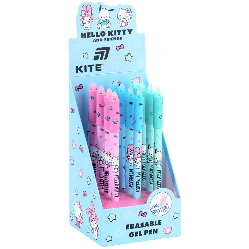Ручка гелева "пиши-стирай" Kite Hello Kitty HK26-350-1, синя