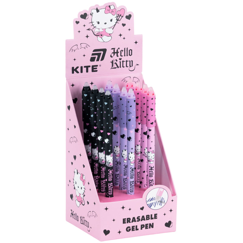 Ручка гелева "пиши-стирай" Kite Hello Kitty HK26-350-2, синя