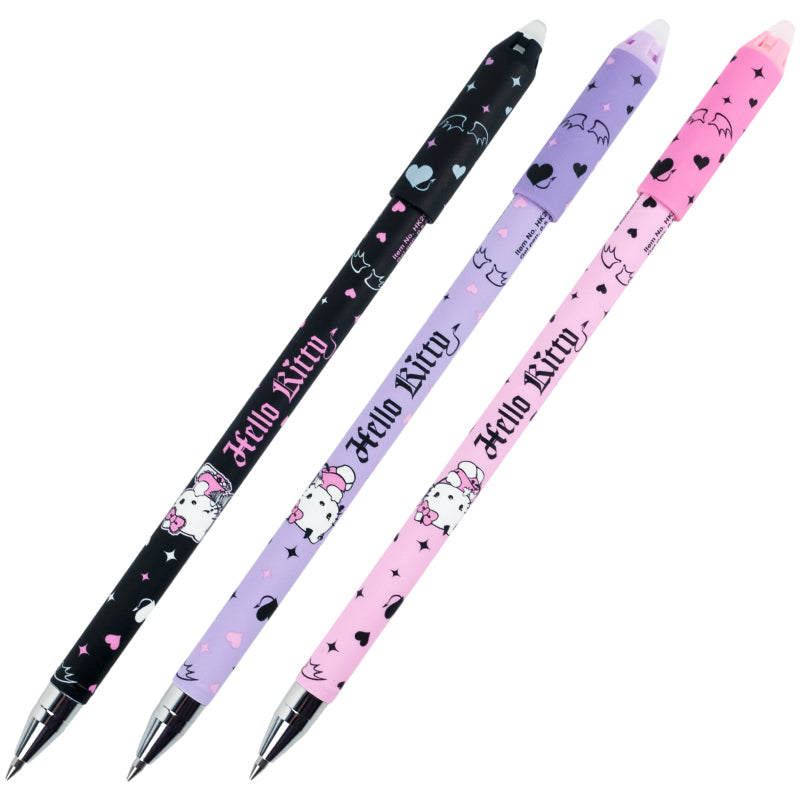 Ручка гелева "пиши-стирай" Kite Hello Kitty HK26-350-2/3BL, набір 3шт, синя