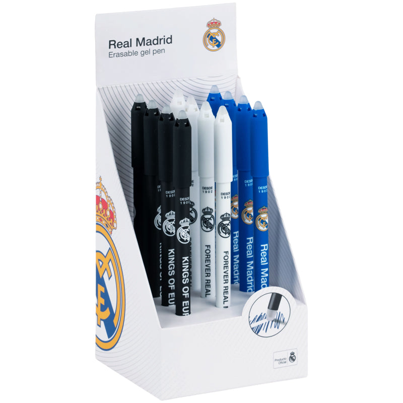 Ручка гелева "пиши-стирай" Kite Real Madrid RL26-350, синя