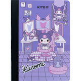 Блокнот з магнітною закладкою Kite Kuromi HK24-192, А5, 60 аркушів, клітинка