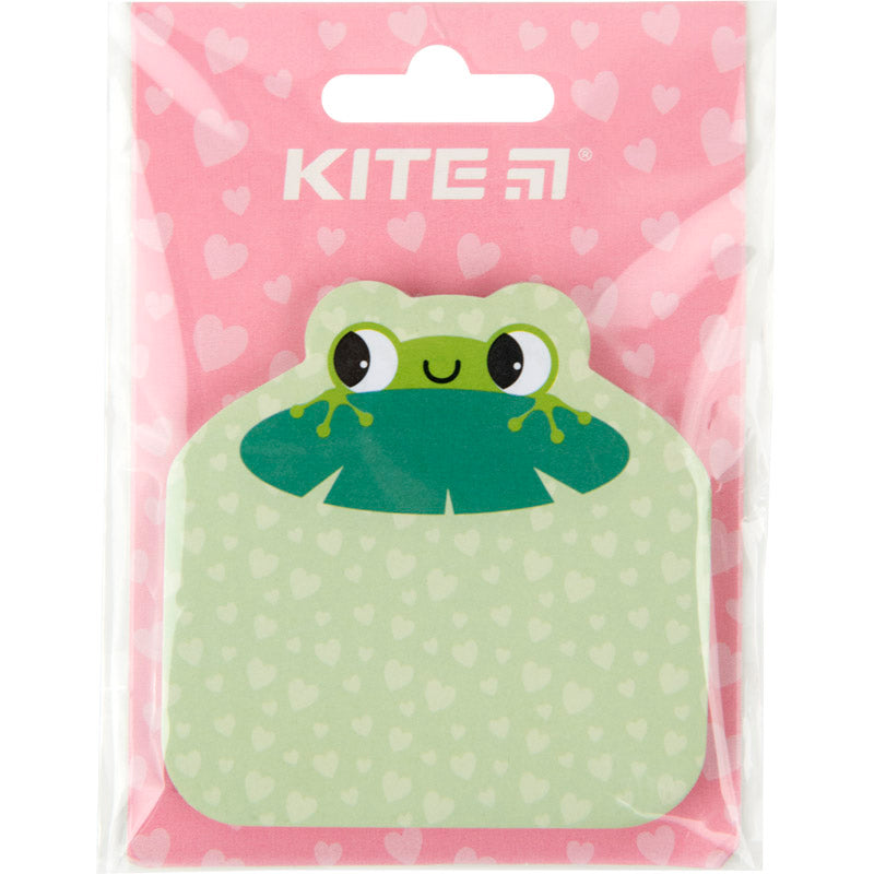 Блок паперу з клейким шаром Kite Froggy K22-298-2, 70х70 мм, 50 аркушів
