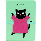 Блокнот Kite Green cat K22-464-2, В6, 96 аркушів, клітинка