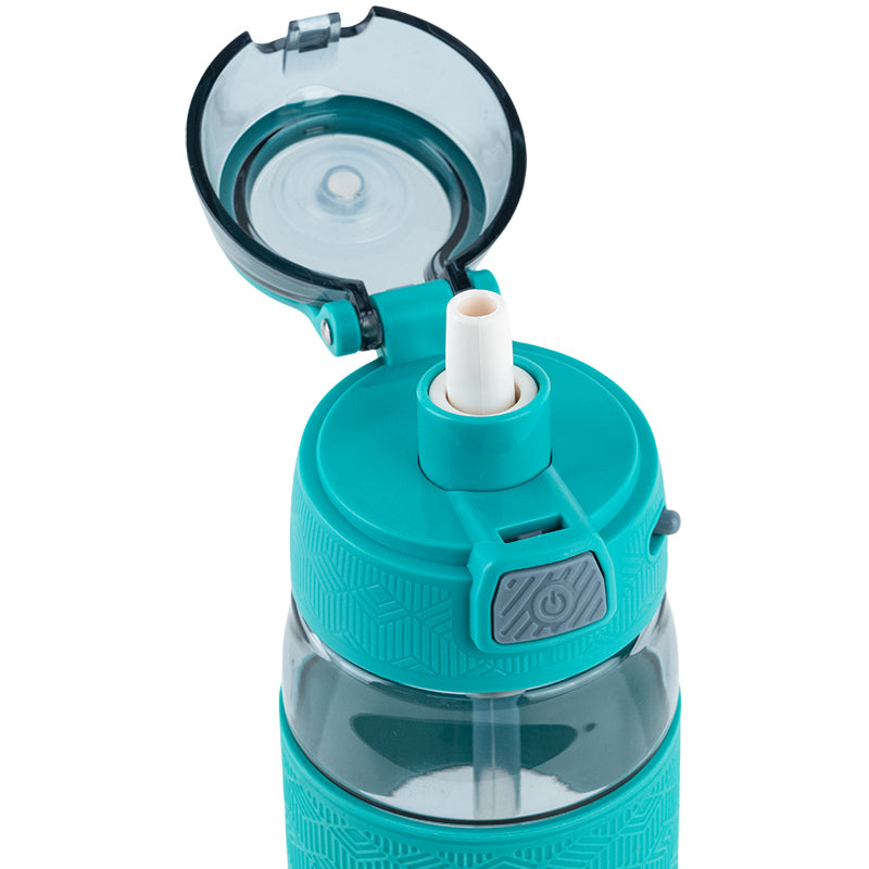 Пляшечка для води Kite K24-1201-1, 600 мл, сіро-зелена