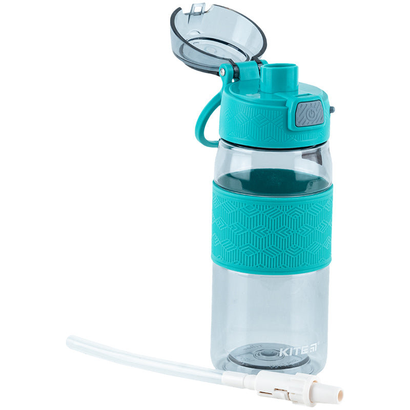 Пляшечка для води Kite K24-1201-1, 600 мл, сіро-зелена