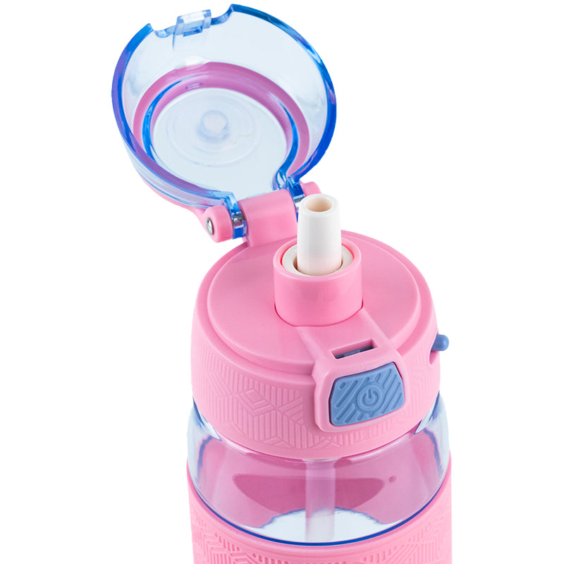 Пляшечка для води Kite K24-1201-3, 600 мл, блакитно-рожева