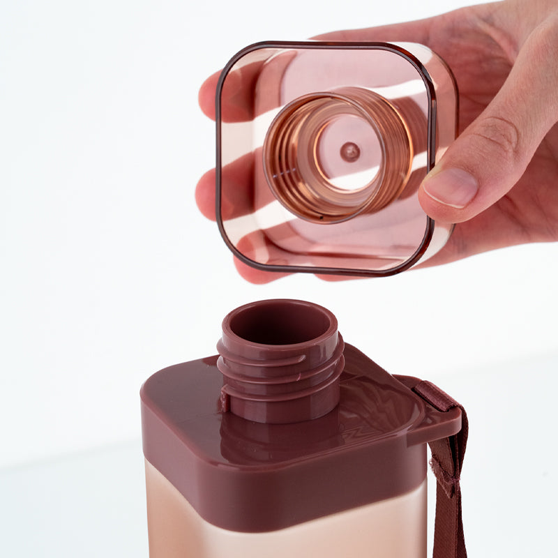 Пляшечка для води квадратна Kite K24-1210-3, 700 мл, бордова