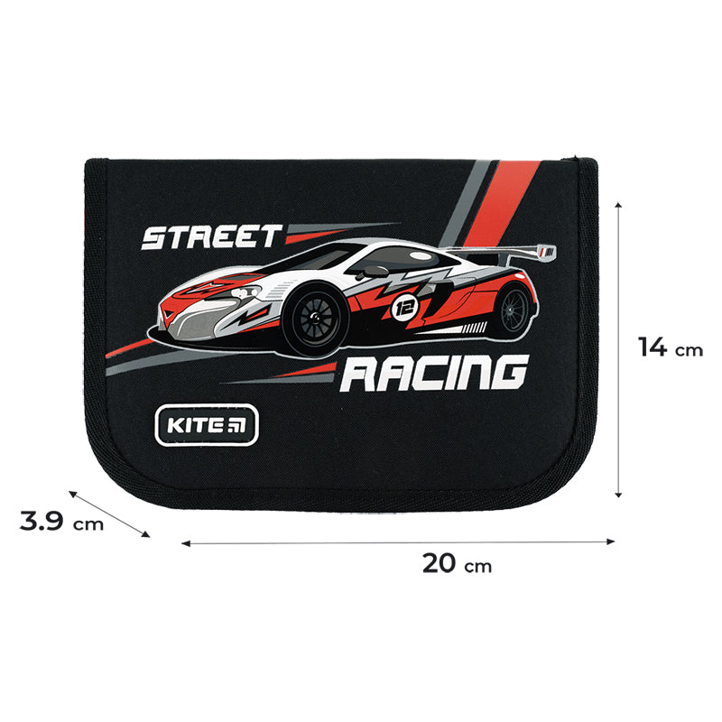 Pencil case without stationery Kite K24-621-4, 1 compartment, 1 fold