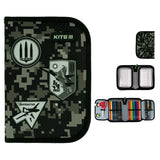 Пенал з наповненням Kite Air Force K24-622H-10, 1 відділення, 2 відвороти