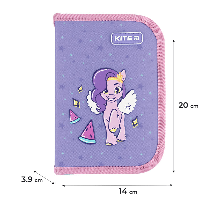 Пенал з наповненням Kite My Little Pony LP24-622H, 1 відділення, 2 відвороти