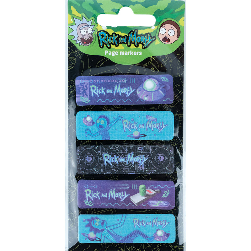 Закладка паперова з малюнком Kite Rick and Morty RM23-480, 100 шт, 5х15х50 мм, прямокутна