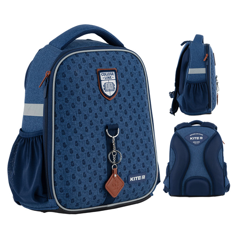 Шкільний набір Kite College Line boy SET_K24-555S-4 (рюкзак, пенал, сумка)