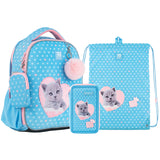 Шкільний набір Kite Studio Pets SET_SP24-555S-1 (рюкзак, пенал, сумка)