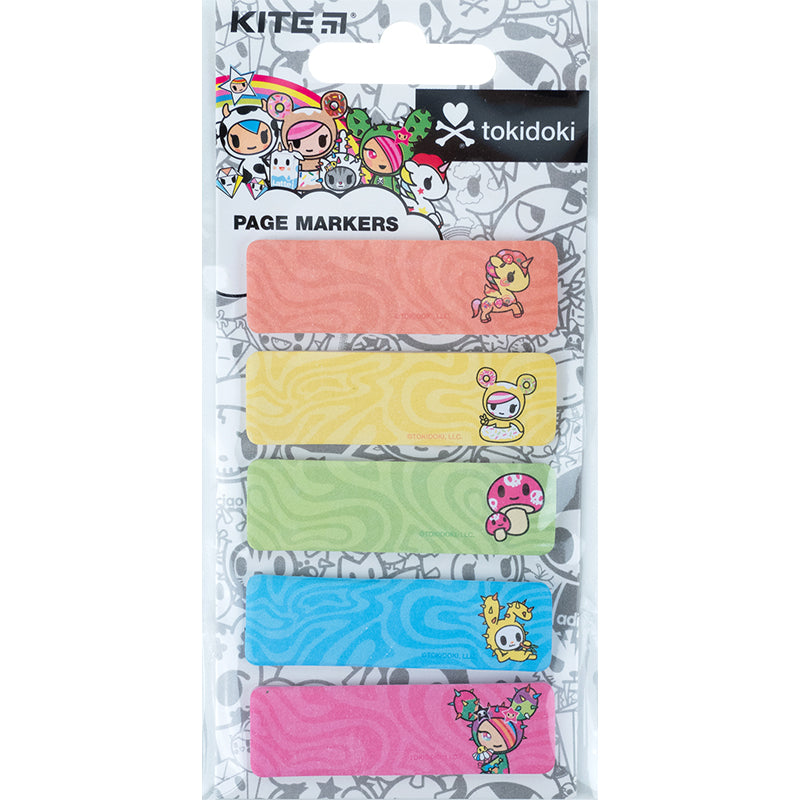 Закладка паперова з малюнком Kite tokidoki TK23-480, 100 шт, 5х15х50 мм, прямокутна