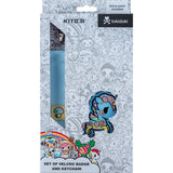 Set of velcro badge and keychain Kite tokidoki TK24-3010-2, 2 pcs.